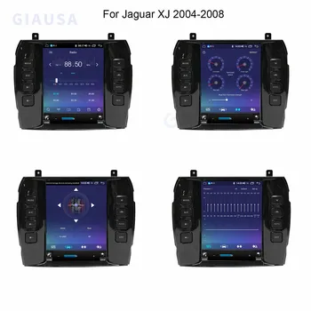 Tesla Android 12.0 Za Jaguar XJ X-TYPE 2004-2008 Avto Radio Stereo Zaslona Večpredstavnost PlayerCarplay Auto 8G+256G 4G Vodja Enote
