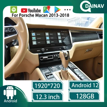 12.3 Palčni avtoradia Za Porsche Macan Obdobje 2013-2018 Android Auto Multimedijski predvajalnik, WIFI, GPS Navigacija Carplay Vodja Enote