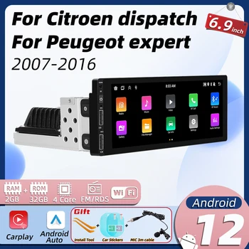 Za Citroen Odpremi Peugeot Expert 2007-2016 1din Android Avto Večpredstavnostna 1 Din Radio Stereo Vodja Enote Carplay Autoradio GPS