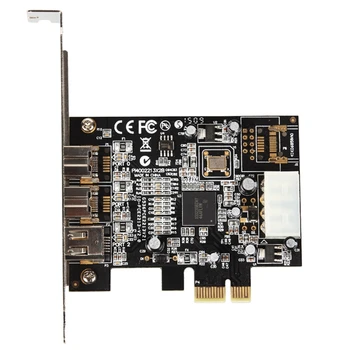 PCI Express 3 Vrata, Zajem Video Kartica Firewire 1394B & 1394A Pcie 1.1 X1 Kartica TI XIO2213B Chipset