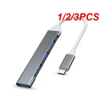 1/2/3PCS C ZVEZDIŠČE USB 3.0 HUB Tip C 4 Port Multi Splitter OTG Adapter Macbook VOZLIŠČE 13 15 Zraka Mi Računalniške Opreme