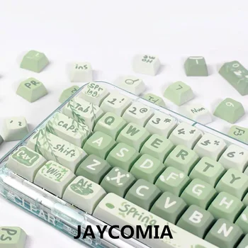 JAYCOMIA XDA Profil Spomladanski Izlet Keycaps 131 Tipke/Set PBT DYE-SUB Za dz60/RK61/gk64/68/84/980 Tipkovnica Alice 2 Space bar