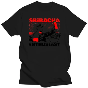 Moški tshirt Sriracha Sriracha T Shirt Natisnjeni T-Shirt tees vrh