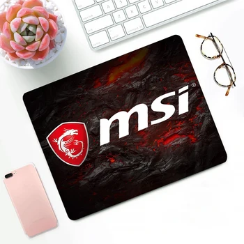 MSI LOGOTIP Urad Miši Igralec Mehko Mouse Pad Mouse Pad Anti-študent Office Desktop Non-slip Pad 18x22cm