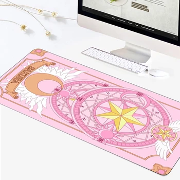 Card Captor Sakura Mousepad Velike Gaming Mouse Pad Anime Tipkovnico, Miško, Preproge, Preproge Računalnik Office Tabela Desk Mat