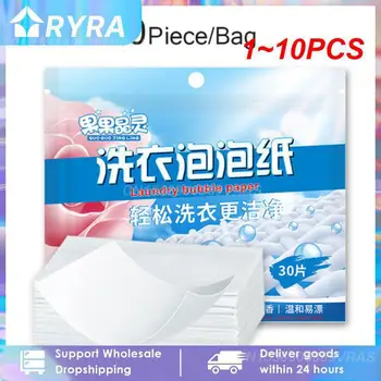 1~10PCS vrečko Pralnica Tablete Enostavno Raztopimo Močan Detergent za Čiščenje Perila, Milo za Pranje Koncentrirane Pralne Stanja Milo
