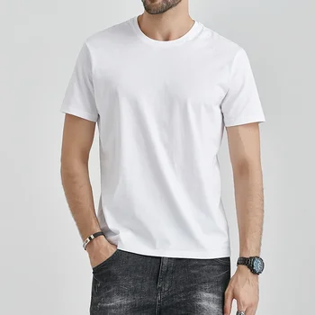 B3477 Poletje Človek Tshirt Bele Majice Hipster T-majice Harajuku Bela Udobno Priložnostne Tee Shirt Vrhovi Oblačila za Moške Kratke