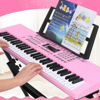 Plastični Organa Elektronski Digitalni Prenosni Glasbeni Kakovosti Tipkovnico Otrok Klavir Prilagodljiv Teclado Infantil Električni Instrument