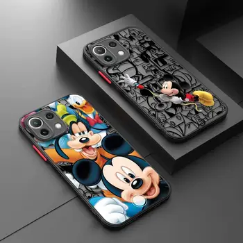 Mickey Mouse Primeru Telefon Za Xiaomi Poco X3 NFC X4 X5 13 Pro Mi 11 12 10 Lite M3 M5 C40 Težko Mat Lupini Silikonski Okvir Funda