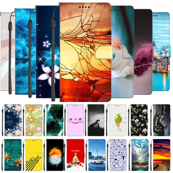 Denarnica Primerih Za Samsung Galaxy A30S A50 A30 Moda Osebno Poslikane Vrečke Za Galaxy Note 20 10 9 Flip Usnja Kritje Etui