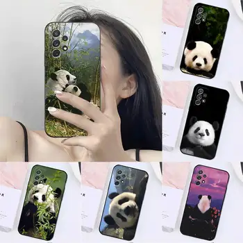 Živali Srčkan Panda Telefon Primeru Funda Za Samsung M20 M10 M11 M21 M30 M31 M51 S Predsednikom S5 6 S6 S8 S9 S7Edge Plus Kritje Shockproof