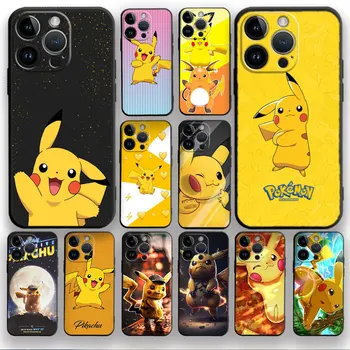 Pokemon Kul Pikachu Za iPhone 14 13 12 11 Pro X XR XS Max 8 7 Plus Mini Primeru Telefon