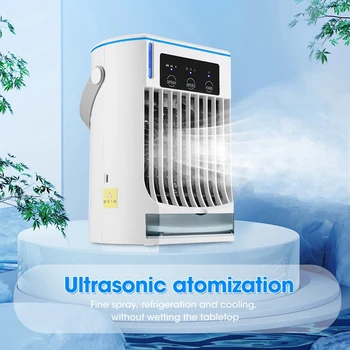 1 Kos Spray Hladilnik 500 ML Gospodinjski Atomizacijo Vlažilnik Tri-Hitro Namizje Vodno Hlajeni klimatska Naprava Ventilator USB Plug-in