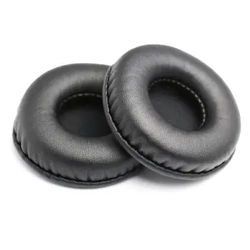 2pcs Žične Slušalke Blazinic Brezžične Bluetooth Slušalke Slušalke Blazinic Krog PU Usnje Uho Blazine Za 50-105mm TSLM1