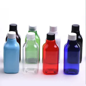 10/30/50pcs 200 ml Plastična PET Losjon Steklenico Kvadratni Vzorec Steklenico za Losjon Šampon Prazne Povratne Steklenice za Shranjevanje Posode