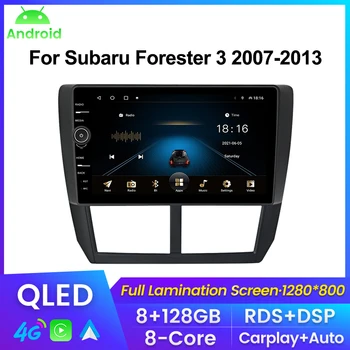 QLED Zaslonu avtoradia Za Subaru Gozdar 3 SH 2007-2013 Za Impreza GH GE Multimedijski Predvajalnik Za Carpl Android Auto RDS DSP WIFI