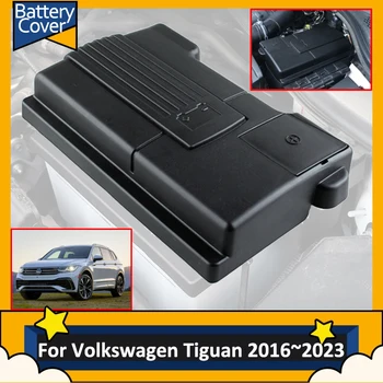 Za Volkswagen VW Tiguan LWB MK2 OGLAS BW 2016~2023 Dodatki za Avto Baterijo Pokrov Zaščitni zaviralci Gorenja Motorja 2019 2020 2022