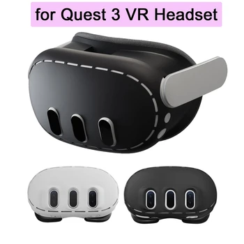 Anti-Scratch Zaščitna torbica za Meta Quest 3 VR Slušalke Silikonski Zaščitni Pokrov, VR Lupine, Kože, za Meta Quest 3 Pribor