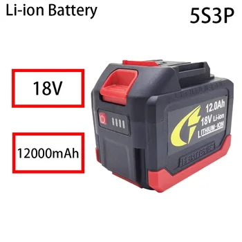 5S3P 18V Makita 18650 litijevo baterijo lahko napolnite 12000mAh. Baterija z visokimi trenutnimi in visoka praznjenja. Polnilnik.