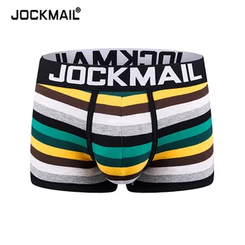 JOCKMAIL Trak Tiskanja Boxer Moški Odsek spodnje Perilo Mehko, Udobno Spodnje Dihanje Spodnje Kopalke Bikini