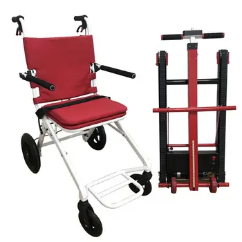 Zložljiv in lahek električni invalidski voziček, za starejše, inteligentno orodje za prevoz po stopnicah
