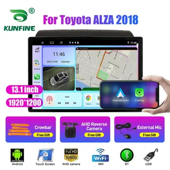 13.1 palčni avtoradia Za Toyota ALZA 2018 Avto DVD GPS Navigacija Stereo Carplay 2 Din Centralne Večpredstavnostna Android Auto