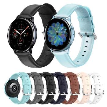 Pravega Usnja Watchband za Samsung Galaxy Watch 3 41mm za Orodje S3 Klasičnih 20 22 mm Šport Gledam Trak za Huawei Watch GT Pro