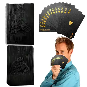 Igralne Karte PVC Darilo Poker Kartice Krovom Nepremočljiva Triki Orodje igralnih kart Razkošno Modi PVC Karte Za Poker Mizo