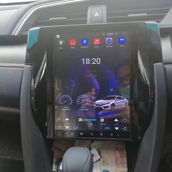 128G Tesla Zaslonu avtoradia Za Honda CIVIC 2016 - 2022 Android Avto Multimedijski Predvajalnik Videa, GPS Navigacijo DVD Vodja Enote Carplay