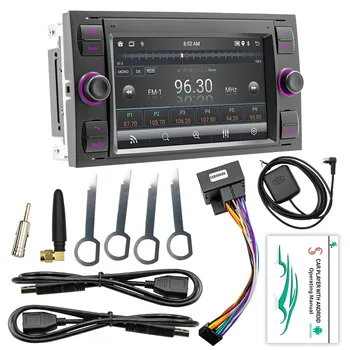 7 Palčni Avtomobilski Stereo Radio, GPS Navi Bluetooth Hands-free Carplay 2+32 G Za Ford