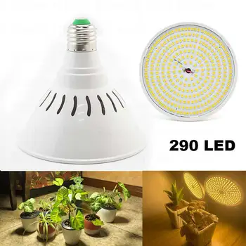 Celoten Spekter 290 LED notranji rastlin Raste žarnice E27 sijalko, zelenjave cultivo rast Zelena hiša Hydro sončni svetlobi Ffs Lučka Cvet B4