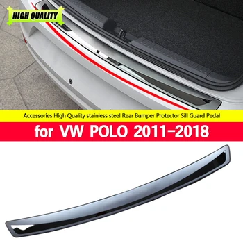 Prag Varstvo Pad na Zadnji Prtljažnik, Pokrov Trim Nazaj Pragu Hatchback Različica za VW POLO 2011-2018