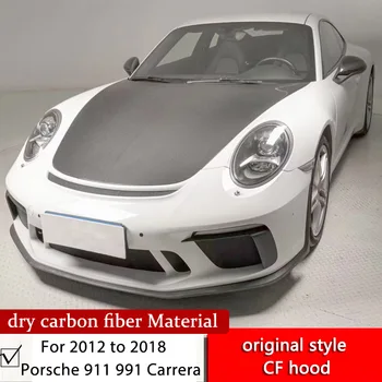 Za leta 2012 do leta 2018 Porsche 911 991 izvirni slog kapuco lahki suho ogljikovih vlaken originalni embalaži carrera opremljanje bonnet