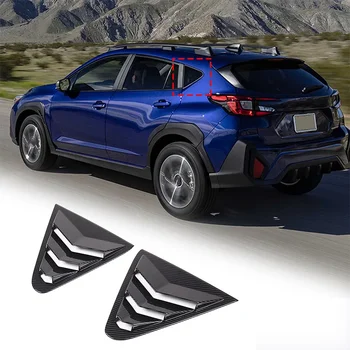 Zadnje Okno Trikotni Žaluzije Pokrov so Primerni za Subaru Crosstrek 2023 2024 ABS Ogljikovih Vlaken Trim Dodatki