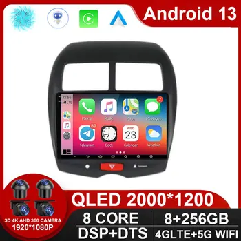 Avto Radio Multimedijski Predvajalnik Videa Android 13 2 din dvd Carplay GPS Navi Za Mitsubishi ASX 1 2010 2011 2012 - 2016 NO DVD