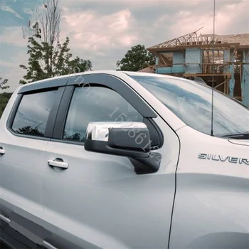 Za Chevrolet Silverado 2019-2023 avto dodatki ABS Chrome Rearview mirror Dekoracijo Rearview mirror kritje Trim