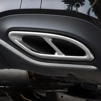 Avto Rep Grlo Izpušne Cevi Okvirja Dekoracijo Nalepke Trim Za Mercedes Benz Razreda A180 200 2019-21 Zunanjost Auto Dodatki