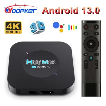 Woopker Android 11 TV box H96 MAX M5 16GB 2GB 4K Smart TVbox 2.4 G Wifi 3D Multimedijski Predvajalnik, 1GB, 8GB Google Voice Control Set Top Box