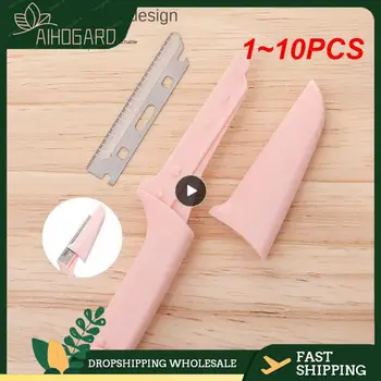1~10PCS Lepoto Ličila Orodja Zložljive Obrvi Nož Varnost Obrvi Strganje Nož za Britje Nož Začetnike na Voljo Obrvi
