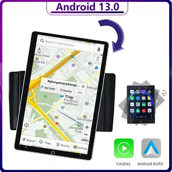 2 Din 4G CarPlay Vrtljiv Android AutoRadio Avto Radio 10,1