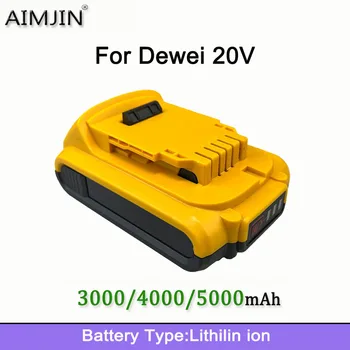 20V Električni Eplacement Baterijo 3000mAh/4000 mah/5000mAh za 12V Dewei Orodja DCB205 DCD74 DCB201 DCG412 DCD740 DCB203 Itd