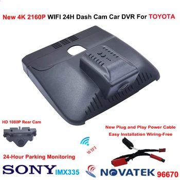 4K Plug and Play Dash Cam Kamera Za TOYOTA BZ4X 2021 2022 2023 UHD 2160P Wifi Avto DVR Video Snemalnik Za Toyota bz4x X-mode Pro