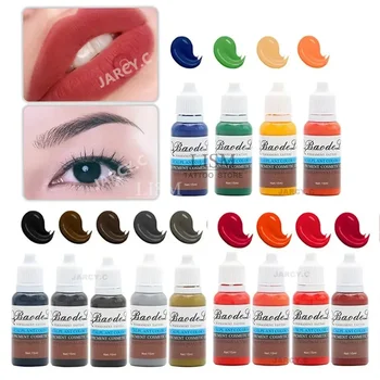 Strokovno Tatoo Pigment Črnila Kit Microblading Tatoo Micropigment 23 Barvo Stalno Ličila Določa Črtalo Za Ustnice Pigment Ponudbe