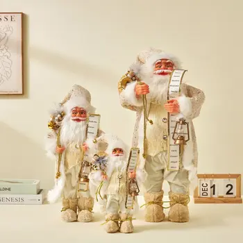 Leta 2023 Novi Santa Claus Lutka Božič Dekor Višina 30 cm Santa Claus Lutka za Otroke Darila, božični okraski za dom