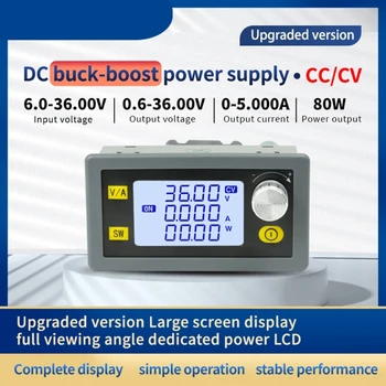 DC6~36V, da DC0.6~36V/0-5 80W AA-CC Tekoči Regulator z LCD Zaslonom Padec Ladijskega prometa