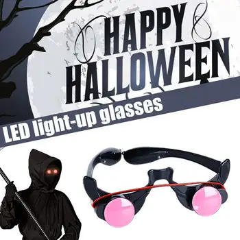 LED Svetlobni Sij Očala Rdečih Oči Očala za Halloween Party Cosplay Anime Pribor Stranka Prop Karneval Maškarada Okrasite