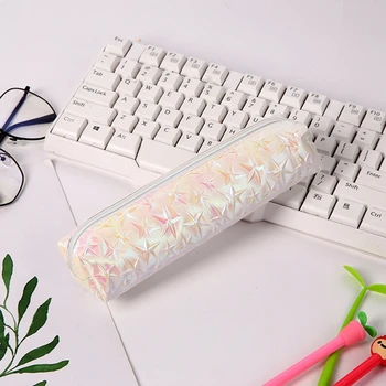 Kawaii 3D Star Pisane velika torbica Pen Ustvarjalne Pu Usnje Svinčnik polje Srčkan Svinčnik Vrečko Za Otroke Darilo Šolske Potrebščine Pencilpouch