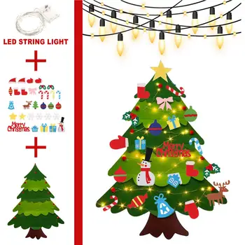 Čutiti Božično Drevo Plezati Božični Okraski, Lep Božič Obesek Smešno Realne Ornament Lepe Videz