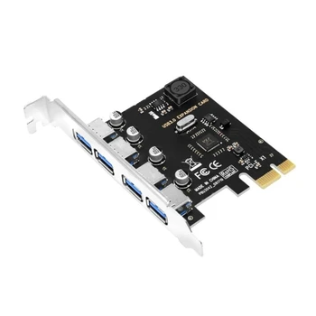 PCIe ZVEZDIŠČE USB Adapter Krmilnik PCIExpress Pretvornik za Namizni Pribor