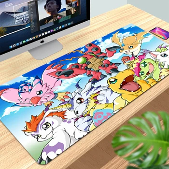 Anime Digimon Gaming Mouse Pad Playmat Velike Mousepad Igralec Urad Tipkovnico, Miško, Preproge, Preproge Anti-Slip Računalnik Tabela Desk Mat